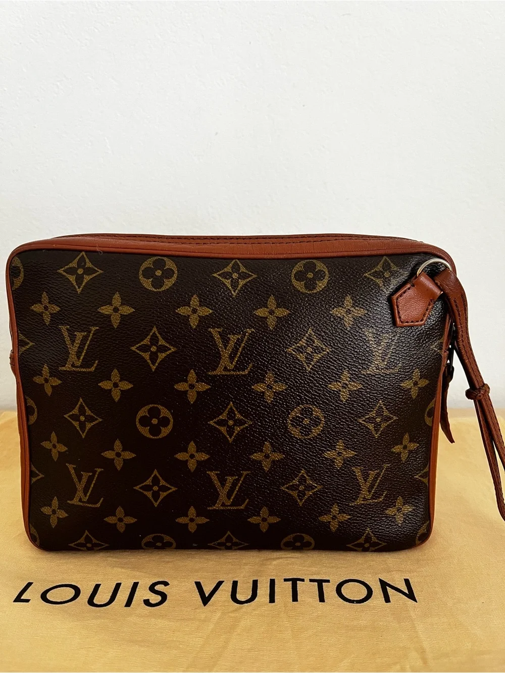 Rare Louis Vuitton Monogram Travel Wristlet Clutch Late 1970s-Early 80s France